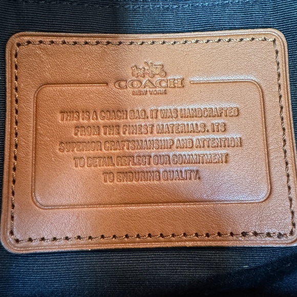 Coach Leather Backpack (Rucksack) - Large Capacity - Picture 8 of 9